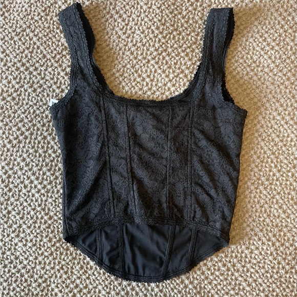 NWT VS PINK LACE CINCHED CORSET TOP - Picture 5 of 5